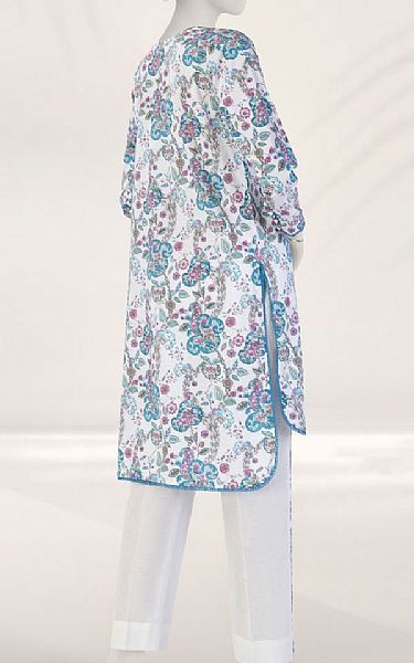 Junaid Jamshed Off White Liminal Suit (2 pcs) | Pakistani Lawn Dress in USA- Image 2
