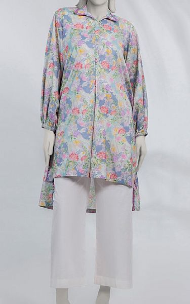 Junaid Jamshed Multi Lawn Kurti | Pakistani Lawn Dress in USA- Image 1