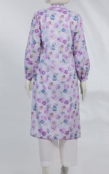 Junaid Jamshed Lilac Lawn Kurti | Pakistani Lawn Dress in USA- Image 2
