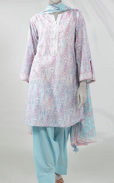 Junaid Jamshed Multi Lawn Suit | Pakistani Lawn Dress in USA- Image 1