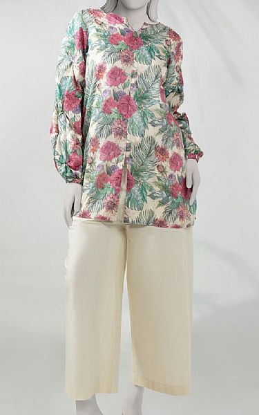 Junaid Jamshed Multi Lawn Suit (2 pcs) | Pakistani Lawn Dress in USA- Image 1
