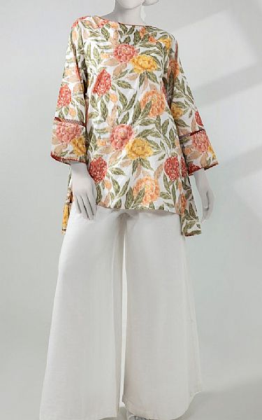 Junaid Jamshed Multi Lawn Suit (2 pcs) | Pakistani Lawn Dress in USA- Image 1