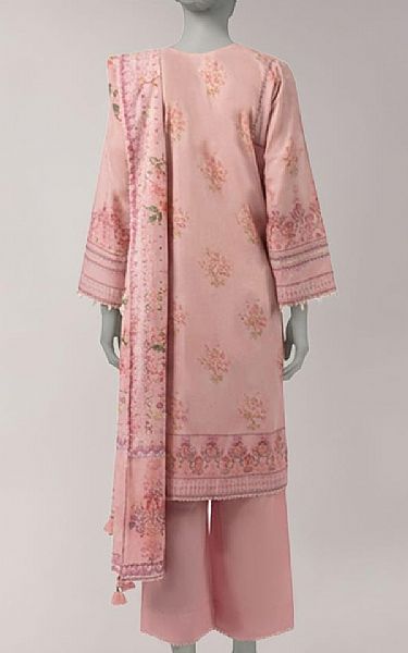Junaid Jamshed Oriental Pink Lawn Suit | Pakistani Lawn Dress in USA- Image 2