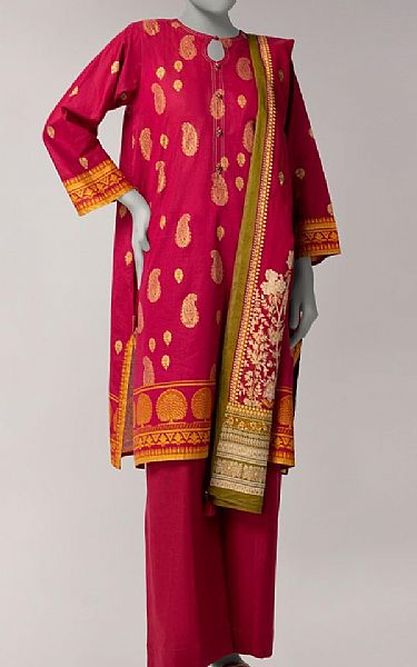 Junaid Jamshed Cardinal Lawn Suit | Pakistani Lawn Dress in USA- Image 1