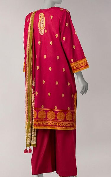 Junaid Jamshed Cardinal Lawn Suit | Pakistani Lawn Dress in USA- Image 2
