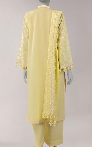 Junaid Jamshed Golden Sand Lawn Suit | Pakistani Lawn Dress in USA- Image 2