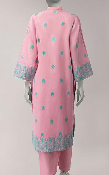 Junaid Jamshed Sea Pink Lawn Suit (2 pcs) | Pakistani Lawn Dress in USA- Image 2