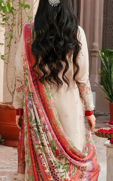 Kahf Dusty Pink Lawn Suit | Pakistani Lawn Dress in USA- Image 2