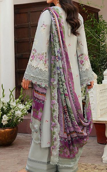 Kahf Cadet Grey Lawn Suit | Pakistani Lawn Dress in USA- Image 2