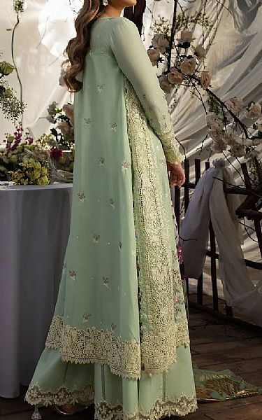 Kahf Light Green Lawn Suit | Pakistani Lawn Dress in USA- Image 2