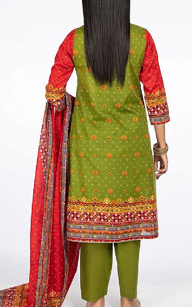 Kayseria Apple Green Lawn Suit | Pakistani Dresses in USA- Image 2
