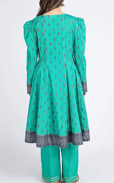 Kayseria Sea Green Lawn Kurti | Pakistani Dresses in USA- Image 2