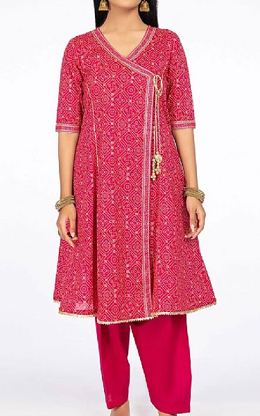 Kayseria Crimson Lawn Suit (2 Pcs) | Pakistani Dresses in USA- Image 1