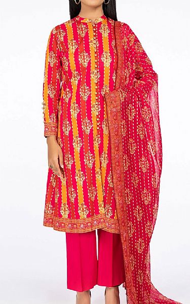Kayseria Magenta Lawn Suit | Pakistani Dresses in USA- Image 1