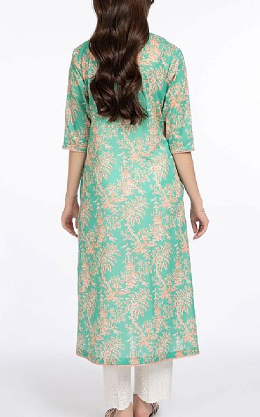Kayseria Sea Green Lawn Kurti | Pakistani Dresses in USA- Image 2