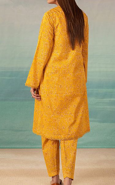 Kayseria Mustard Lawn Kurti | Pakistani Lawn Suits- Image 2
