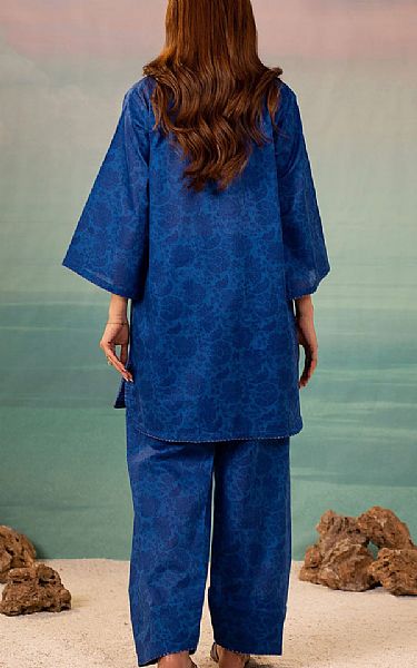 Kayseria Royal Blue Lawn Kurti | Pakistani Lawn Suits- Image 2
