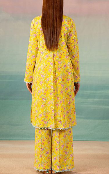 Kayseria Yellow Lawn Kurti | Pakistani Lawn Suits- Image 2