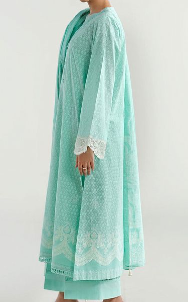 Kayseria Turquoise Lawn Suit | Pakistani Lawn Dress in USA- Image 2