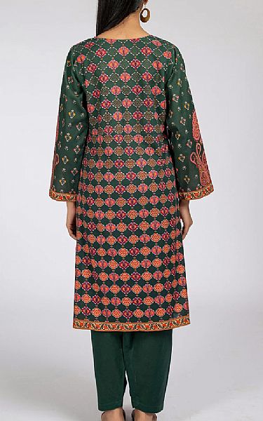 Brunswick Green Khaddar Kurti | Kayseria Pakistani Winter Dresses