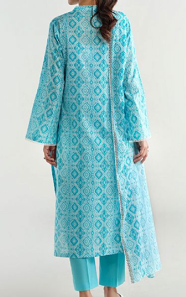 Kayseria Turquoise Lawn Suit | Pakistani Lawn Dress in USA- Image 2