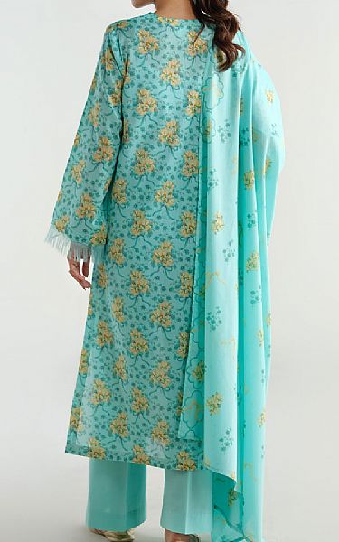 Kayseria Turquoise Lawn Suit | Pakistani Lawn Dress in USA- Image 2