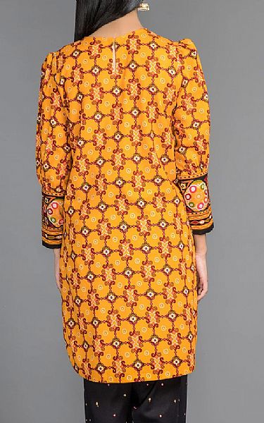Kayseria Mustard Khaddar Kurti | Pakistani Dresses in USA- Image 2