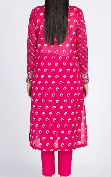 Kayseria Hot Pink Lawn Suit (2 Pcs) | Pakistani Dresses in USA- Image 2