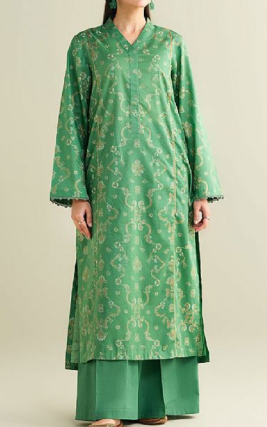Kayseria Green Lawn Suit (2 Pcs) | Pakistani Lawn Dress in USA- Image 1