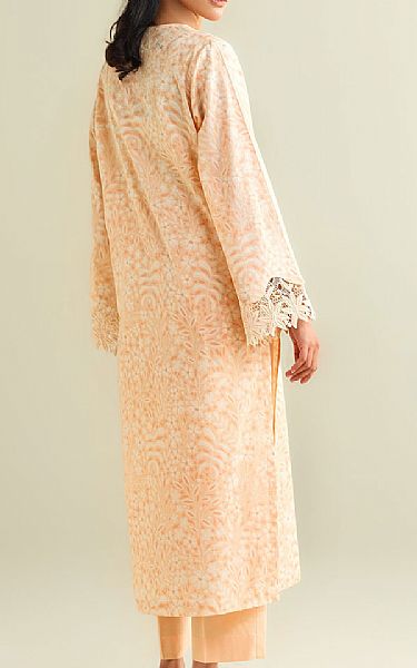 Kayseria Peach Lawn Suit (2 Pcs) | Pakistani Lawn Dress in USA- Image 2