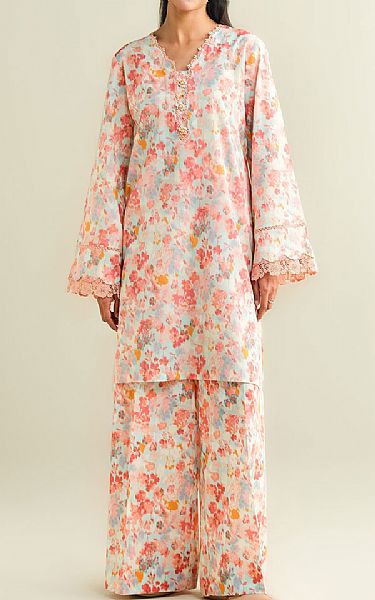 Kayseria Multicolor Lawn Suit (2 Pcs) | Pakistani Lawn Dress in USA- Image 1