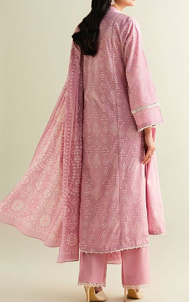 Kayseria Rose Pink Lawn Suit (2 Pcs) | Pakistani Lawn Dress in USA- Image 2
