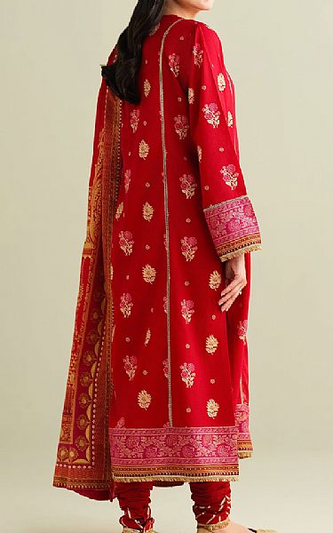 Kayseria Red Lawn Suit | Pakistani Lawn Dress in USA- Image 2
