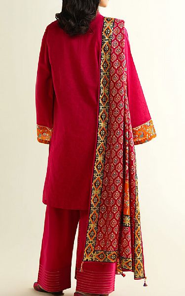 Kayseria Hot Pink Lawn Suit | Pakistani Lawn Dress in USA- Image 2