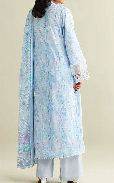 Kayseria Baby Blue Lawn Suit | Pakistani Lawn Dress in USA- Image 2