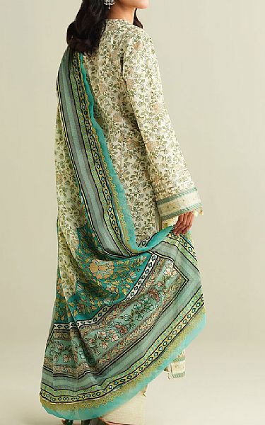 Kayseria Off-white Lawn Suit | Pakistani Lawn Dress in USA- Image 2