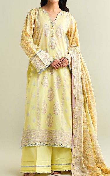 Kayseria Yellow Lawn Suit | Pakistani Lawn Dress in USA- Image 1