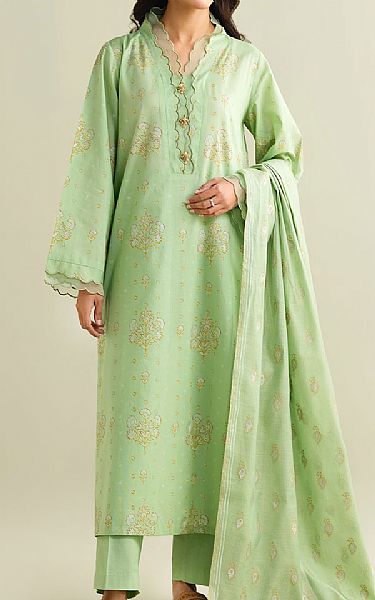 Kayseria Green Lawn Suit | Pakistani Lawn Dress in USA- Image 1