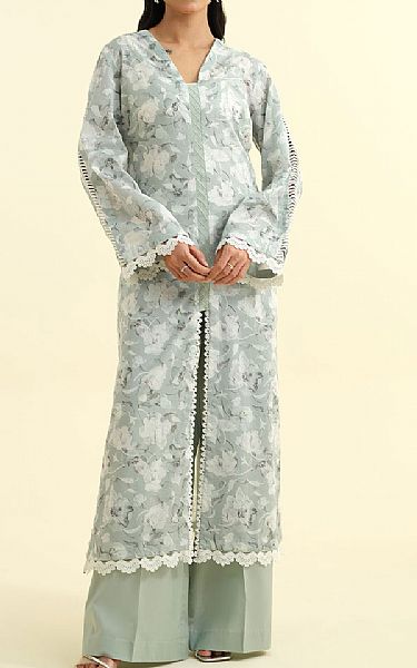 Kayseria Grey Lawn Suit (2 Pcs) | Pakistani Lawn Dress in USA- Image 1