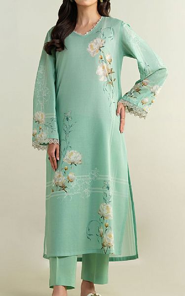 Kayseria Aqua Lawn Suit (2 Pcs) | Pakistani Lawn Dress in USA- Image 1