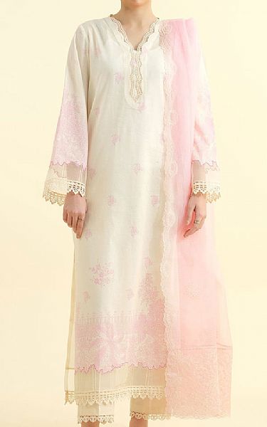 Kayseria Off White Lawn Suit | Pakistani Lawn Dress in USA- Image 1