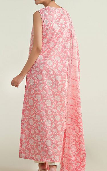 Kayseria White/Pink Lawn Suit (2 Pcs) | Pakistani Lawn Dress in USA- Image 2