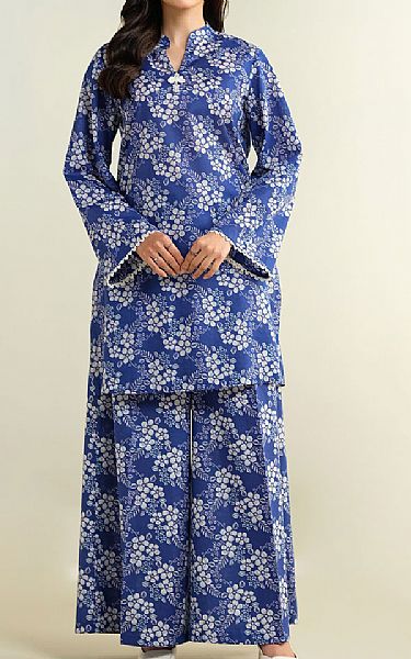 Kayseria Blue Lawn Suit (2 Pcs) | Pakistani Lawn Dress in USA- Image 1