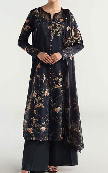 Kayseria Black Lawn Suit | Pakistani Lawn Dress in USA- Image 1