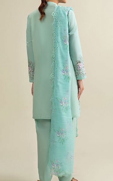 Kayseria Pearl Aqua Lawn Suit | Pakistani Lawn Dress in USA- Image 2