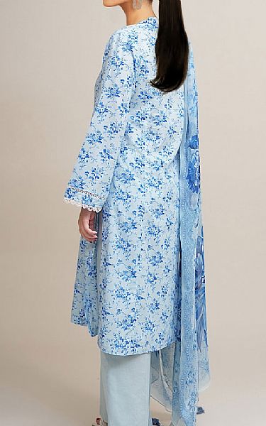 Kayseria Light Blue Lawn Suit | Pakistani Lawn Dress in USA- Image 2