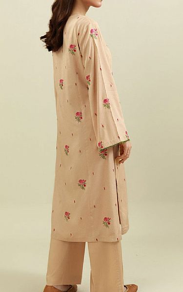Kayseria Beige Percale Suit (2 Pcs) | Pakistani Winter Dresses in USA- Image 2
