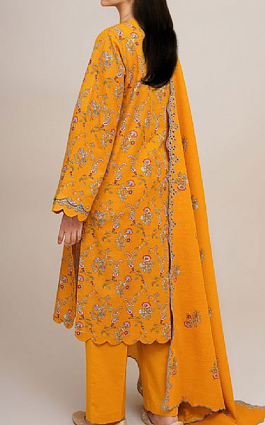 Kayseria Mustard Khaddar Suit | Pakistani Winter Dresses in USA- Image 2