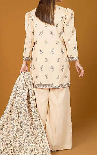 Kayseria Off-white Khaddar Suit | Pakistani Dresses in USA- Image 2