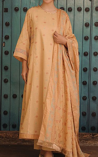 Kayseria Fawn Lawn Suit | Pakistani Lawn Suits- Image 1
